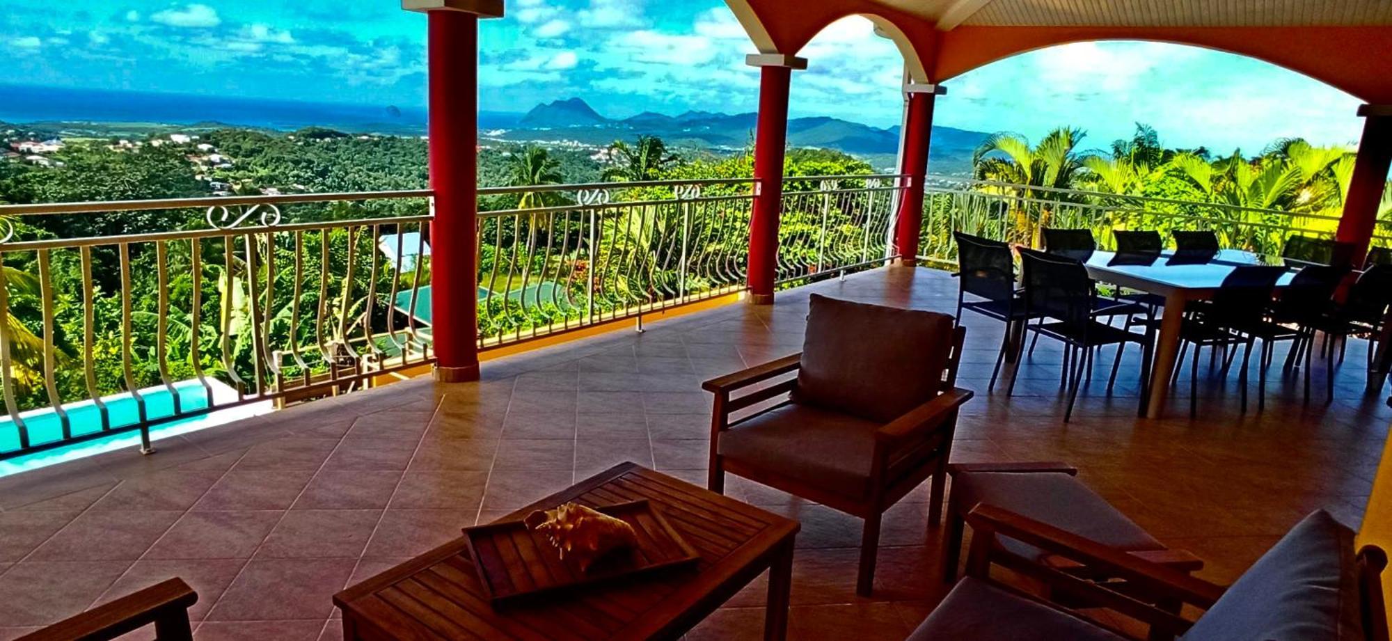 Villa Cosaroe 6-14 Pers Piscine Et Superbe Vue Mer Panoramique Riviere-Salee Eksteriør bilde