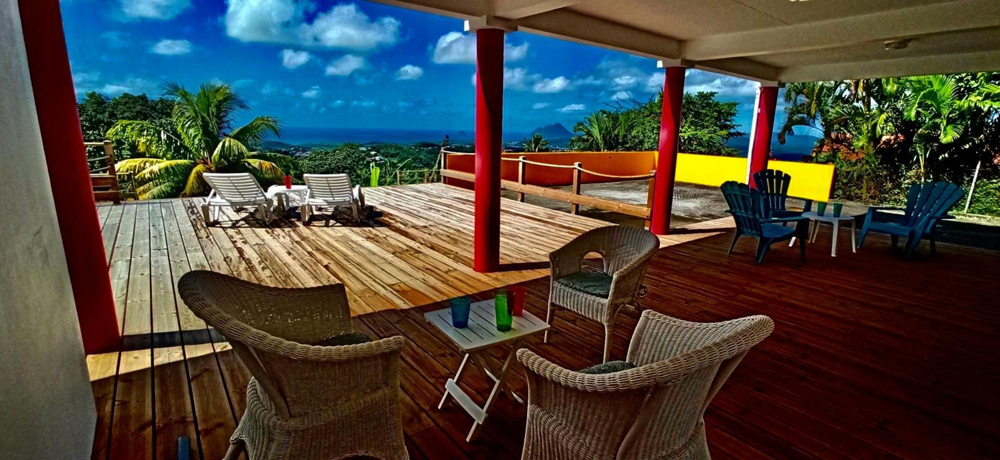 Villa Cosaroe 6-14 Pers Piscine Et Superbe Vue Mer Panoramique Riviere-Salee Eksteriør bilde