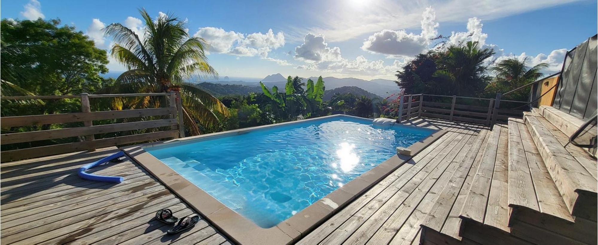 Villa Cosaroe 6-14 Pers Piscine Et Superbe Vue Mer Panoramique Riviere-Salee Eksteriør bilde